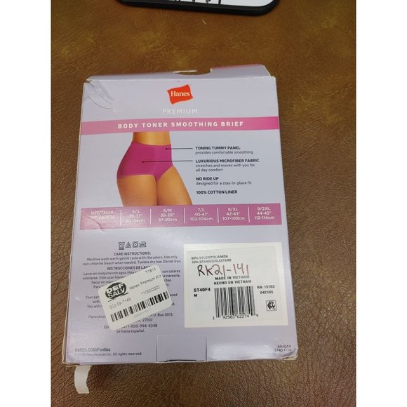 Women's 4pk Tummy Control Briefs Underwear - Hanes Premium Fashion Pack Colors M - Picture 5 of 5